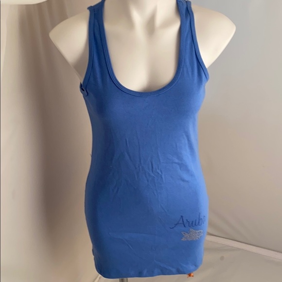 Pirana Joe Dresses & Skirts - Pirana Joe blue sleeveless tank dress